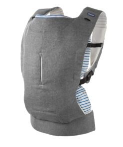 Porte-bébé physiologique Grey stripes – Myamaki Original – Chicco