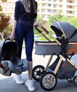 Poussette Réversible Gold + Maxi Cosi 4en1-V9G