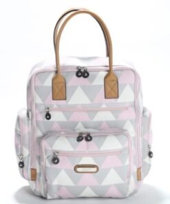 sac à dos maman géométrique multipoches