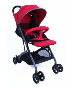 POUSSETTE VALISE ROUGE – MON BÉBÉ