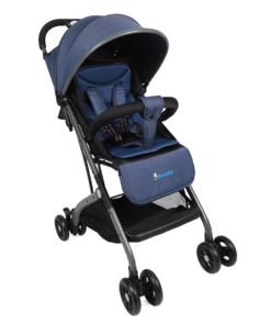 POUSSETTE VALISE BLEU – MON BÉBÉ