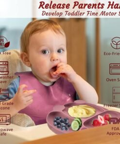 Silicone Baby Feeding Set, Baby Led Weaning Supplies