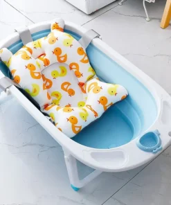 Nouveau-né pliant bébé baignoire lavage bassin en plastique ensemble complet bébé baignoire Portable facile à utiliser bébé infantile pliable baignoire