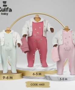 Baby Premium 3-Piece Romper Sets – Soft & Stylish Outfits for Newborns