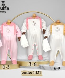 Baby Premium 3-Piece Romper Sets – Soft & Stylish Outfits for Newborns